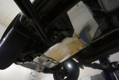 Chevrolet TrailBlazer (12–16) Защита днища + АКПП, из 5 частей, алюминий (V-2.8TD)